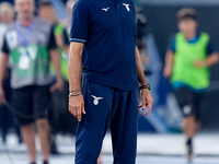 Marco Baroni head coach of SS Lazio looks on during the Serie A Enilive match between SS Lazio and AC Milan at Stadio Olimpico on Aug 31, 20...