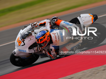 Zonta Vd Goorbergh (84) of Netherlands and Rw-Idrofoglia Racing GP Kalex during the race day of the Gran Premio GoPro de Aragon at Motorland...