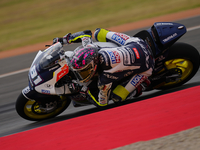 Senna Agius (81) of Austria and Liqui Moly Husqvarna Intact GP Kalex during the race day of the Gran Premio GoPro de Aragon at Motorland Ara...