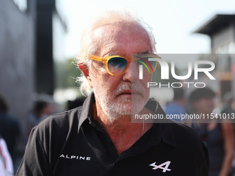 Flavio Briatore before the Formula 1 Italian Grand Prix at Autodromo Nazionale di Monza in Monza, Italy on September 1, 2024. (