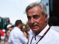 Carlos Sainz before the Formula 1 Italian Grand Prix at Autodromo Nazionale di Monza in Monza, Italy on September 1, 2024. (