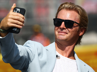 Nico Rosberg before the Formula 1 Italian Grand Prix at Autodromo Nazionale di Monza in Monza, Italy on September 1, 2024. (