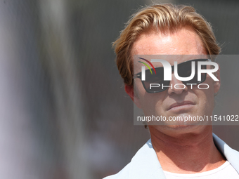 Nico Rosberg before the Formula 1 Italian Grand Prix at Autodromo Nazionale di Monza in Monza, Italy on September 1, 2024. (