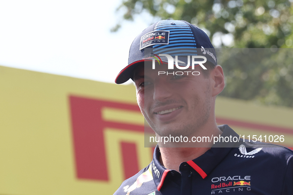 Max Verstappen of Red Bull Racing before the Formula 1 Italian Grand Prix at Autodromo Nazionale di Monza in Monza, Italy on September 1, 20...