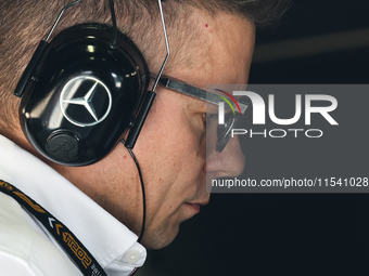 Peter Bonnington before the Formula 1 Italian Grand Prix at Autodromo Nazionale di Monza in Monza, Italy on September 1, 2024. (