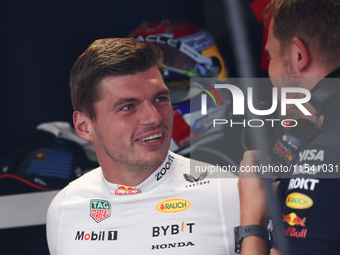 Max Verstappen of Red Bull Racing before the Formula 1 Italian Grand Prix at Autodromo Nazionale di Monza in Monza, Italy on September 1, 20...