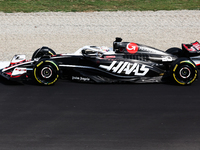 Kevin Magnussen of Haas before the Formula 1 Italian Grand Prix at Autodromo Nazionale di Monza in Monza, Italy on September 1, 2024. (