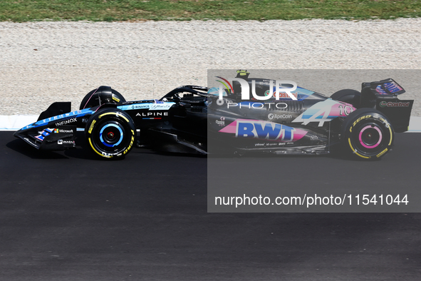 Pierre Gasly of Alpine before the Formula 1 Italian Grand Prix at Autodromo Nazionale di Monza in Monza, Italy on September 1, 2024. 