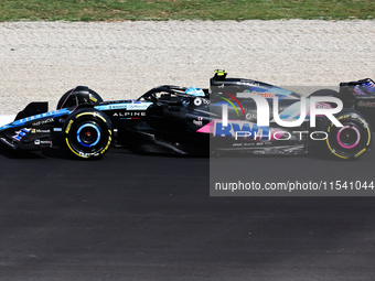 Pierre Gasly of Alpine before the Formula 1 Italian Grand Prix at Autodromo Nazionale di Monza in Monza, Italy on September 1, 2024. (