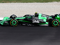 Zhou Guanyu of Kick Sauber before the Formula 1 Italian Grand Prix at Autodromo Nazionale di Monza in Monza, Italy on September 1, 2024. (