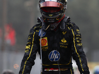 Charles Leclerc of Ferrari after the Formula 1 Italian Grand Prix at Autodromo Nazionale di Monza in Monza, Italy on September 1, 2024. (