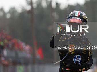 Charles Leclerc of Ferrari after the Formula 1 Italian Grand Prix at Autodromo Nazionale di Monza in Monza, Italy on September 1, 2024. (