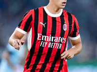 Filippo Terracciano of AC Milan looks on during the Serie A Enilive match between SS Lazio and AC Milan at Stadio Olimpico on Aug 31, 2024 i...