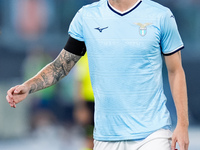 Nicolo' Rovella of SS Lazio looks on during the Serie A Enilive match between SS Lazio and AC Milan at Stadio Olimpico on Aug 31, 2024 in Ro...