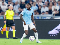 Nuno Tavares of SS Lazio during the Serie A Enilive match between SS Lazio and AC Milan at Stadio Olimpico on Aug 31, 2024 in Rome, Italy. (