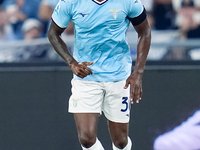 Nuno Tavares of SS Lazio during the Serie A Enilive match between SS Lazio and AC Milan at Stadio Olimpico on Aug 31, 2024 in Rome, Italy. (