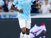 Nuno Tavares of SS Lazio during the Serie A Enilive match between SS Lazio and AC Milan at Stadio Olimpico on Aug 31, 2024 in Rome, Italy. (