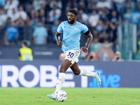 Nuno Tavares of SS Lazio during the Serie A Enilive match between SS Lazio and AC Milan at Stadio Olimpico on Aug 31, 2024 in Rome, Italy. (