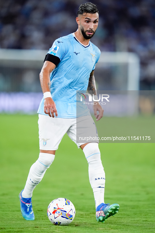 Taty Castellanos of SS Lazio during the Serie A Enilive match between SS Lazio and AC Milan at Stadio Olimpico on Aug 31, 2024 in Rome, Ital...