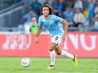 Matteo Guendouzi of SS Lazio during the Serie A Enilive match between SS Lazio and AC Milan at Stadio Olimpico on Aug 31, 2024 in Rome, Ital...