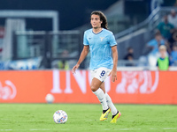 Matteo Guendouzi of SS Lazio during the Serie A Enilive match between SS Lazio and AC Milan at Stadio Olimpico on Aug 31, 2024 in Rome, Ital...