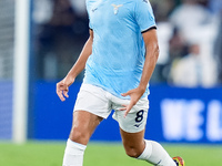 Matteo Guendouzi of SS Lazio during the Serie A Enilive match between SS Lazio and AC Milan at Stadio Olimpico on Aug 31, 2024 in Rome, Ital...