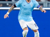 Mattia Zaccagni of SS Lazio during the Serie A Enilive match between SS Lazio and AC Milan at Stadio Olimpico on Aug 31, 2024 in Rome, Italy...