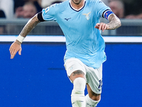 Mattia Zaccagni of SS Lazio during the Serie A Enilive match between SS Lazio and AC Milan at Stadio Olimpico on Aug 31, 2024 in Rome, Italy...