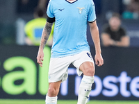 Nicolo' Rovella of SS Lazio during the Serie A Enilive match between SS Lazio and AC Milan at Stadio Olimpico on Aug 31, 2024 in Rome, Italy...