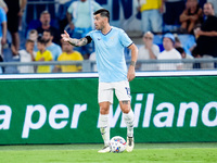 Alessio Romagnoli of SS Lazio during the Serie A Enilive match between SS Lazio and AC Milan at Stadio Olimpico on Aug 31, 2024 in Rome, Ita...