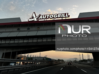 A view of Autogrill Brembo restaurant in Osio Sopra, Italy on September 2, 2024. (