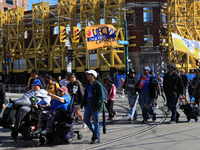 A large number of people participate in the Labour Day Parade in Downtown Toronto, Canada, on September 2, 2024. (