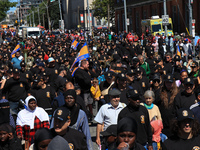 A large number of people participate in the Labour Day Parade in Downtown Toronto, Canada, on September 2, 2024. (