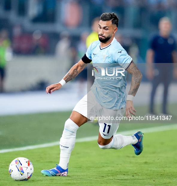 Taty Castellanos of SS Lazio during the Serie A Enilive match between SS Lazio and AC Milan at Stadio Olimpico on Aug 31, 2024 in Rome, Ital...