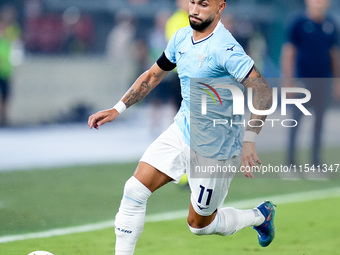 Taty Castellanos of SS Lazio during the Serie A Enilive match between SS Lazio and AC Milan at Stadio Olimpico on Aug 31, 2024 in Rome, Ital...