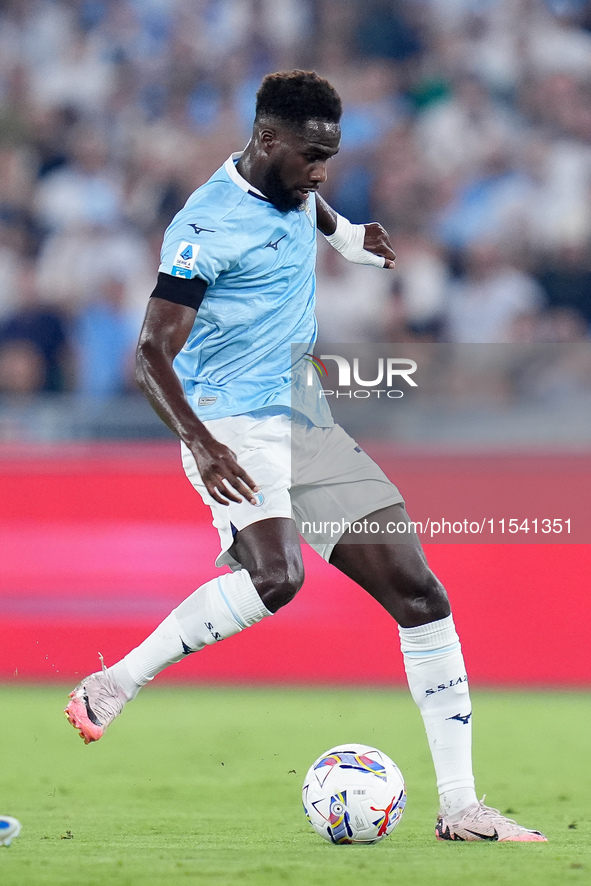 Boulaye Dia of SS Lazio during the Serie A Enilive match between SS Lazio and AC Milan at Stadio Olimpico on Aug 31, 2024 in Rome, Italy. 