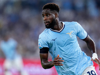 Boulaye Dia of SS Lazio looks on during the Serie A Enilive match between SS Lazio and AC Milan at Stadio Olimpico on Aug 31, 2024 in Rome,...