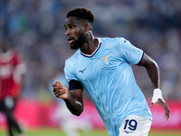 Boulaye Dia of SS Lazio looks on during the Serie A Enilive match between SS Lazio and AC Milan at Stadio Olimpico on Aug 31, 2024 in Rome,...