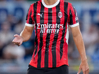 Filippo Terracciano of AC Milan during the Serie A Enilive match between SS Lazio and AC Milan at Stadio Olimpico on Aug 31, 2024 in Rome, I...