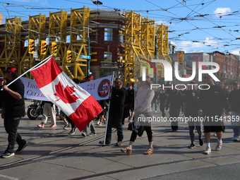 A large number of people participate in the Labour Day Parade in Downtown Toronto, Canada, on September 2, 2024. (