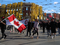 A large number of people participate in the Labour Day Parade in Downtown Toronto, Canada, on September 2, 2024. (