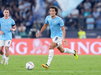 Matteo Guendouzi of SS Lazio during the Serie A Enilive match between SS Lazio and AC Milan at Stadio Olimpico on Aug 31, 2024 in Rome, Ital...