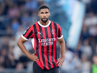 Ruben Loftus-Cheek of AC Milan looks on during the Serie A Enilive match between SS Lazio and AC Milan at Stadio Olimpico on Aug 31, 2024 in...