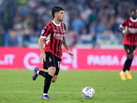 Christian Pulisic of AC Milan during the Serie A Enilive match between SS Lazio and AC Milan at Stadio Olimpico on Aug 31, 2024 in Rome, Ita...