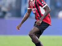 Youssouf Fofana of AC Milan during the Serie A Enilive match between SS Lazio and AC Milan at Stadio Olimpico on Aug 31, 2024 in Rome, Italy...