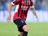 Christian Pulisic of AC Milan during the Serie A Enilive match between SS Lazio and AC Milan at Stadio Olimpico on Aug 31, 2024 in Rome, Ita...