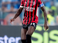 Fikayo Tomori of AC Milan during the Serie A Enilive match between SS Lazio and AC Milan at Stadio Olimpico on Aug 31, 2024 in Rome, Italy....