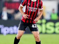 Filippo Terracciano of AC Milan during the Serie A Enilive match between SS Lazio and AC Milan at Stadio Olimpico on Aug 31, 2024 in Rome, I...