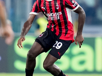 Youssouf Fofana of AC Milan during the Serie A Enilive match between SS Lazio and AC Milan at Stadio Olimpico on Aug 31, 2024 in Rome, Italy...