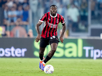 Youssouf Fofana of AC Milan during the Serie A Enilive match between SS Lazio and AC Milan at Stadio Olimpico on Aug 31, 2024 in Rome, Italy...